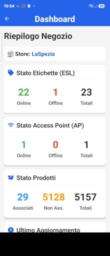 Schermata App Tabadigit